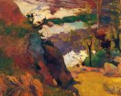 保罗 高更 : Fishermen and Bathers on the Aven